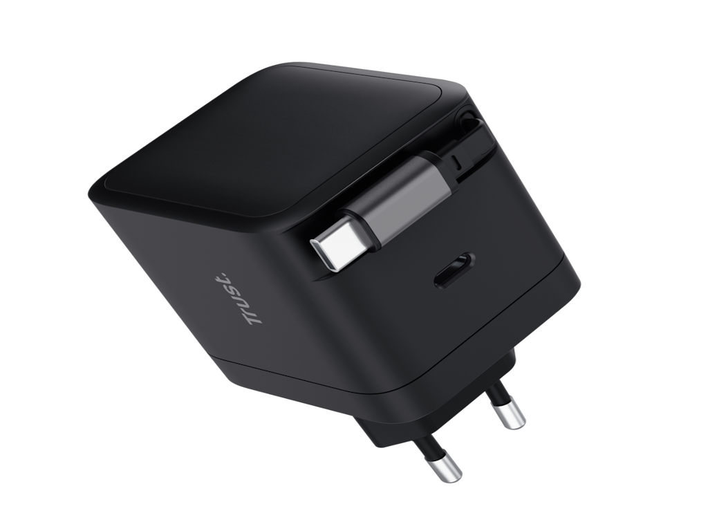 Trust Maxo 65W USB-C punjač sa 2 porta i kablom 0,67 m
