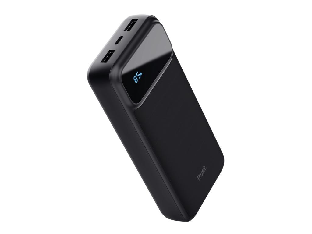 Eksterna baterija TRUST AVALA 20.000 PD Powerbank/LCD/crna