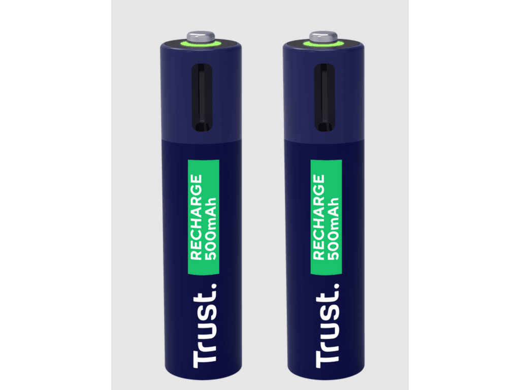 Punjive baterija TRUST USB-C  2P - AAA/2 kom/ crna
