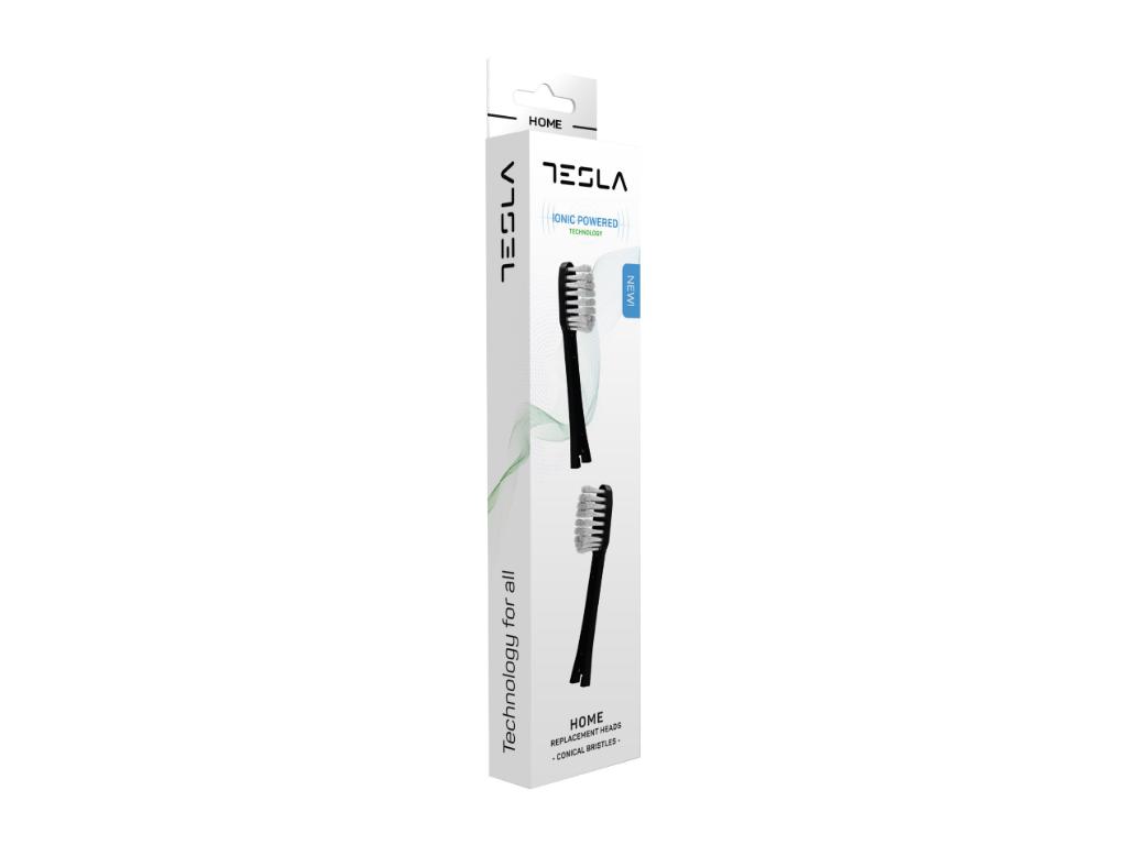 Tesla TD-91B zamenski nastavak za električnu četkicu, crni, soft conical