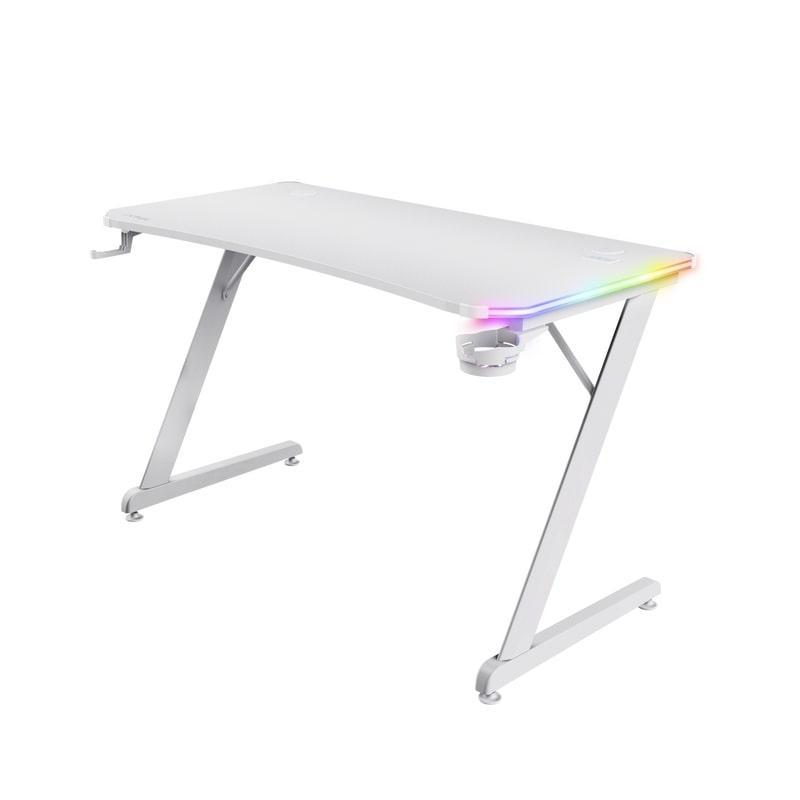 Trust GXT709W Luminus RGB gejming sto 120 × 60 cm, beli