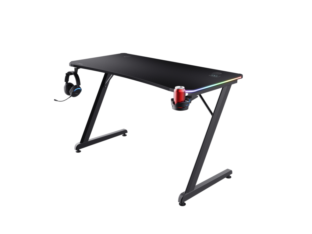 Gejming sto Trust GXT 709 Luminus RGB, crni