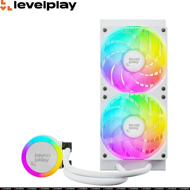Levelplay Combat Liquid 240 SE AIO vodeno hlađenje 240 mm, belo