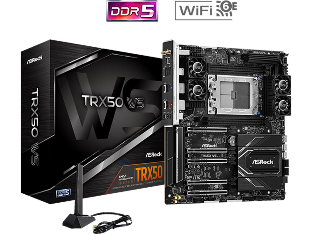 ASRock TRX50 WS E-ATX matična ploča za Threadripper, sTR5, DDR5 ECC