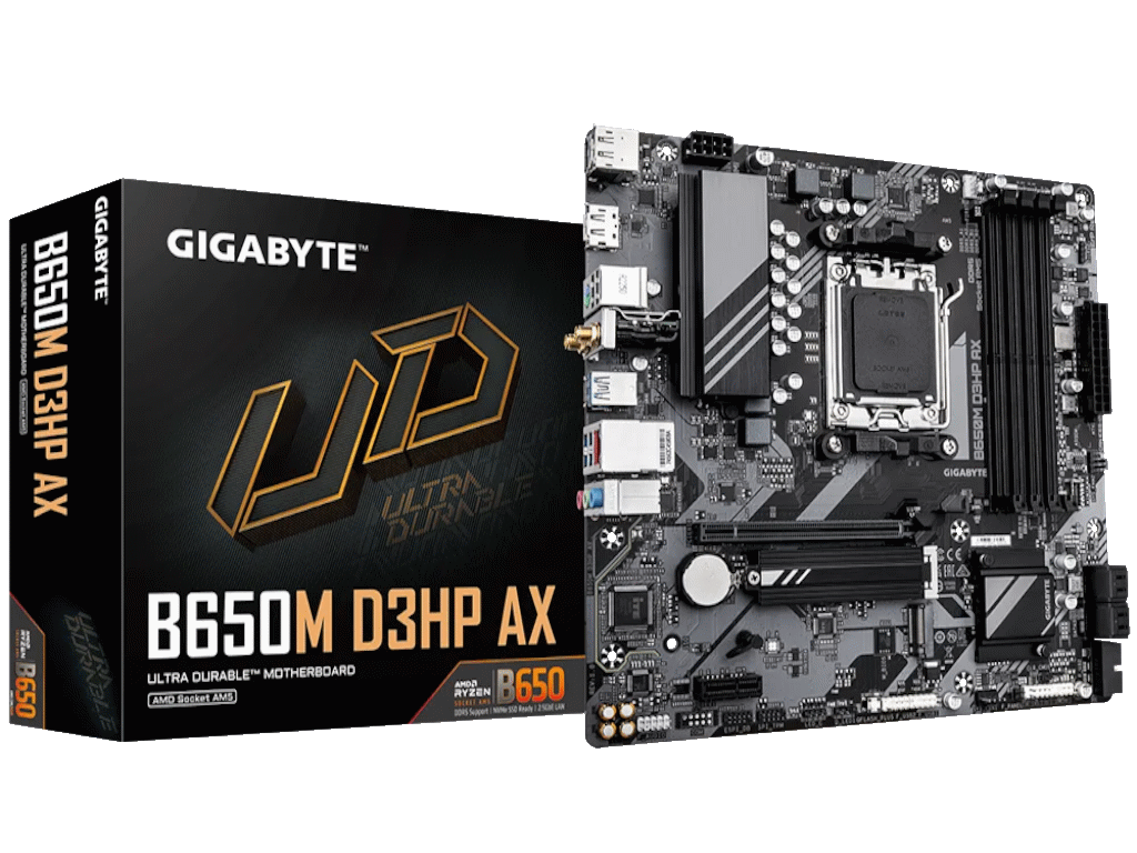 Gigabyte B650M D3HP AX AM5 DDR5 microATX matična ploča sa Wi-Fi 6E