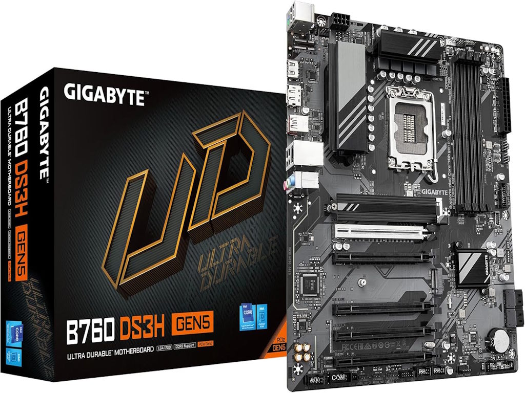 Gigabyte B760 DS3H GEN5 ATX matična ploča, LGA1700, DDR5