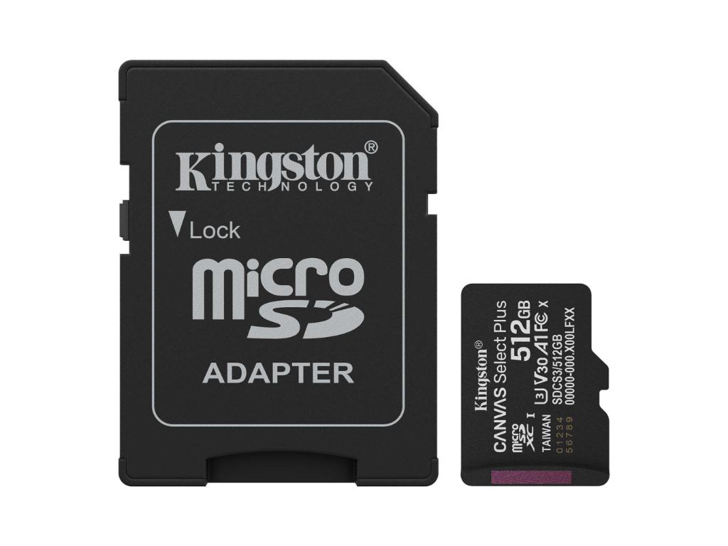 Kingston Canvas Select Plus SDCS3/512GBSP microSDXC 512GB