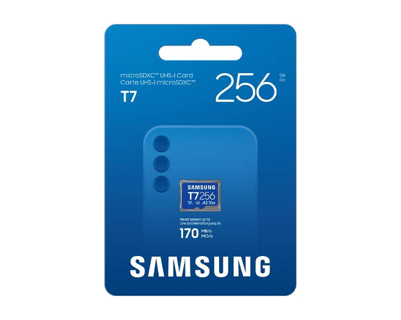 Samsung T7 microSDXC memorijska kartica 256 GB, 170 MB/s