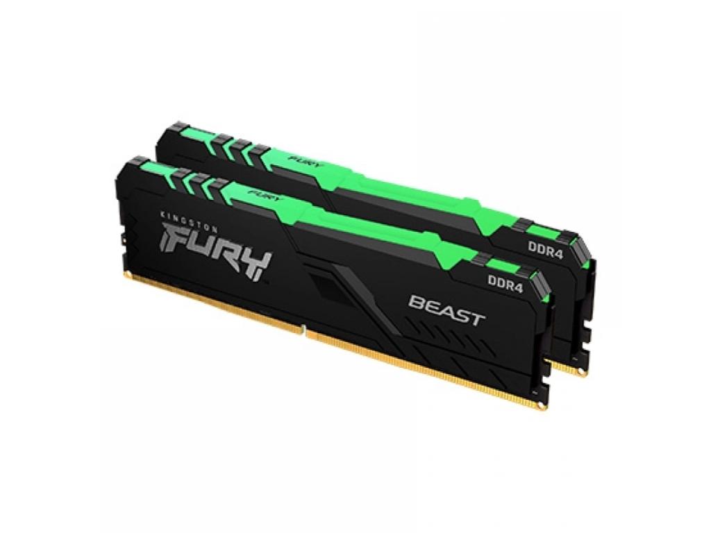 Kingston FURY Beast RGB 32 GB (2 × 16 GB) DDR4-3200 memorija