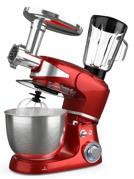 Tesla KR600RA kuhinjski robot 1000 W sa posudom 5 L, blenderom i mlinom za meso