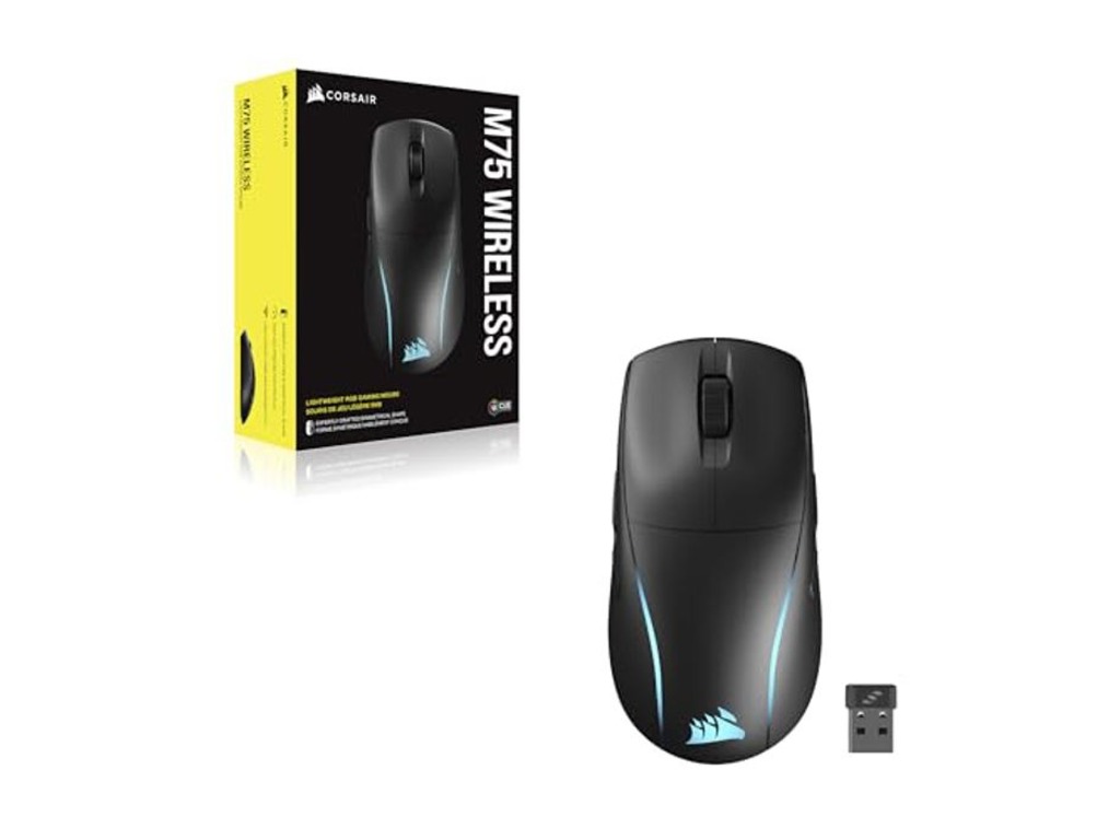 Corsair M75 Wireless RGB bežični gejming miš 89 g