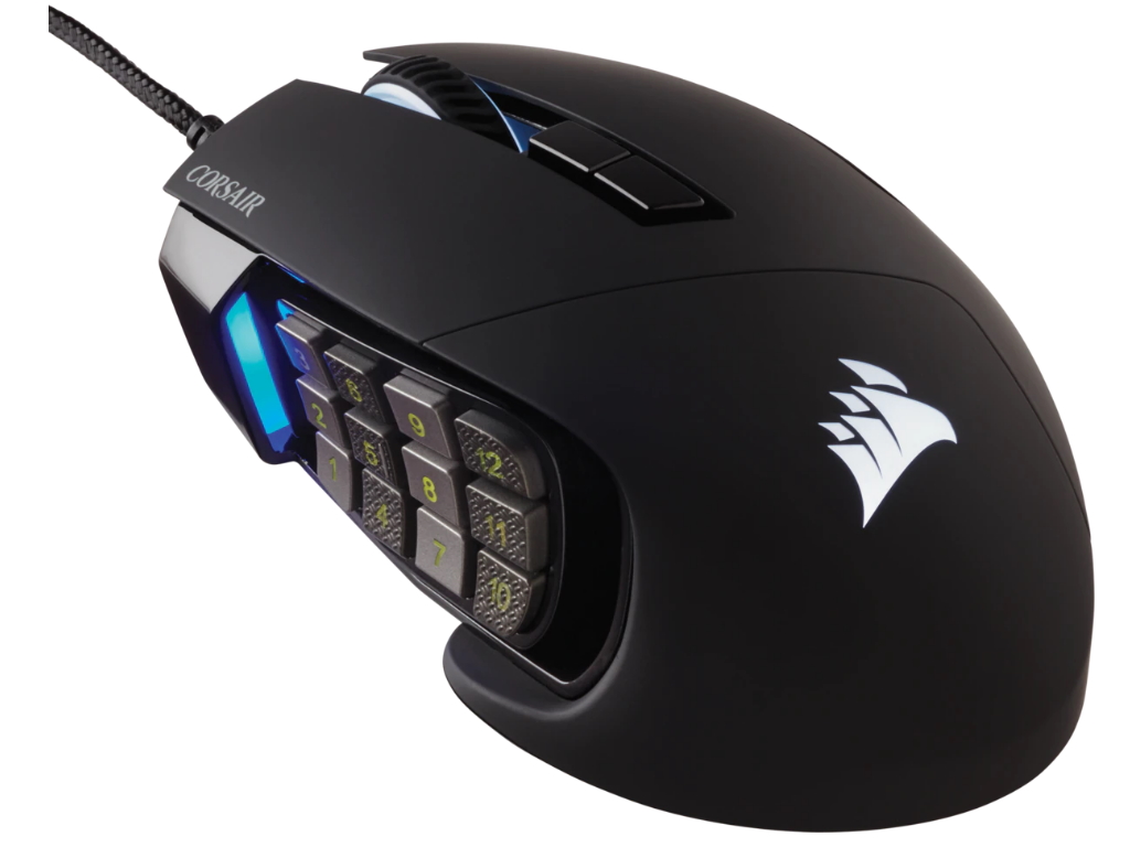Corsair Scimitar RGB Elite žični MMO/MOBA miš, 17 tastera