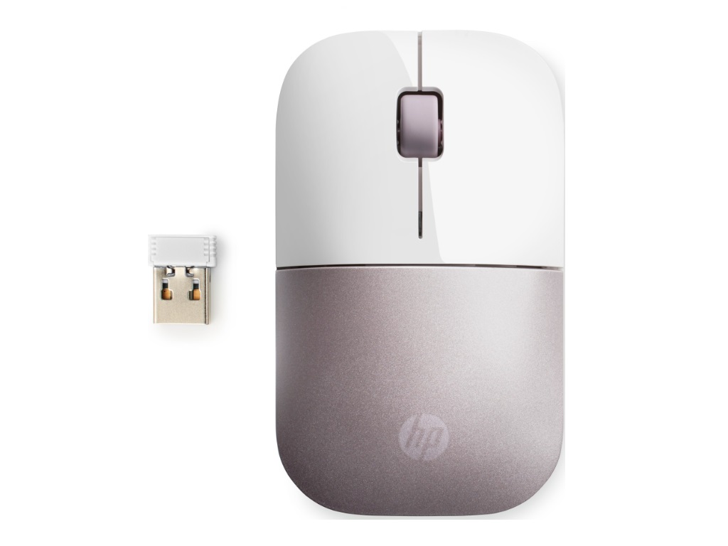 HP Z3700 bežični miš belo-roze, 1200 DPI