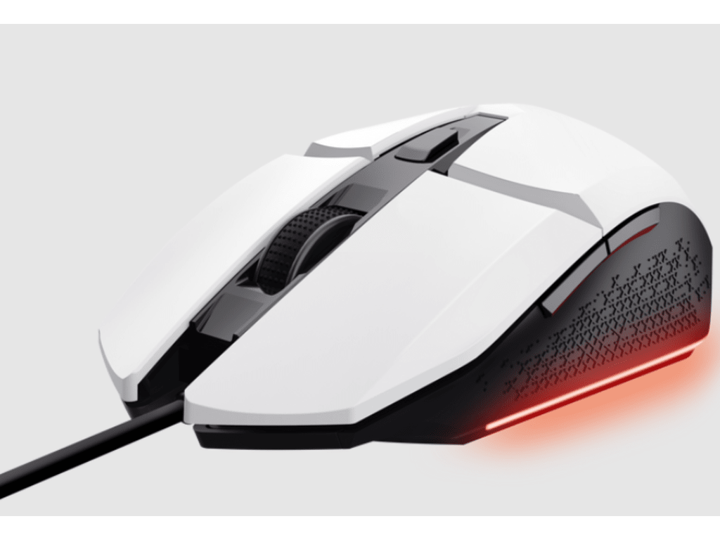 Trust GXT 109W Felox gejmerski miš, beli, 6400 DPI