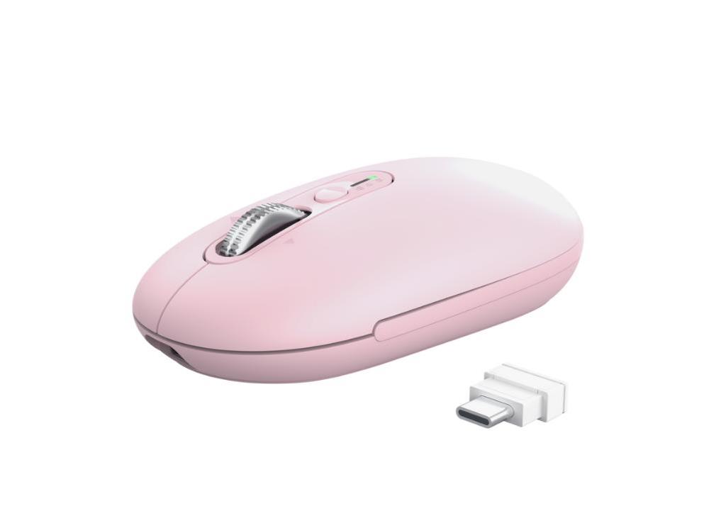 Trust Seron Slim Multi-Wireless HyperScroll miš roze 26206