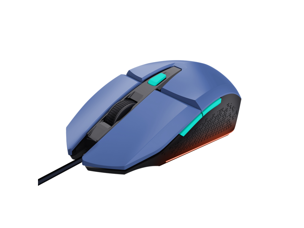Trust GXT109B Felox plavi gejming miš 6400 DPI
