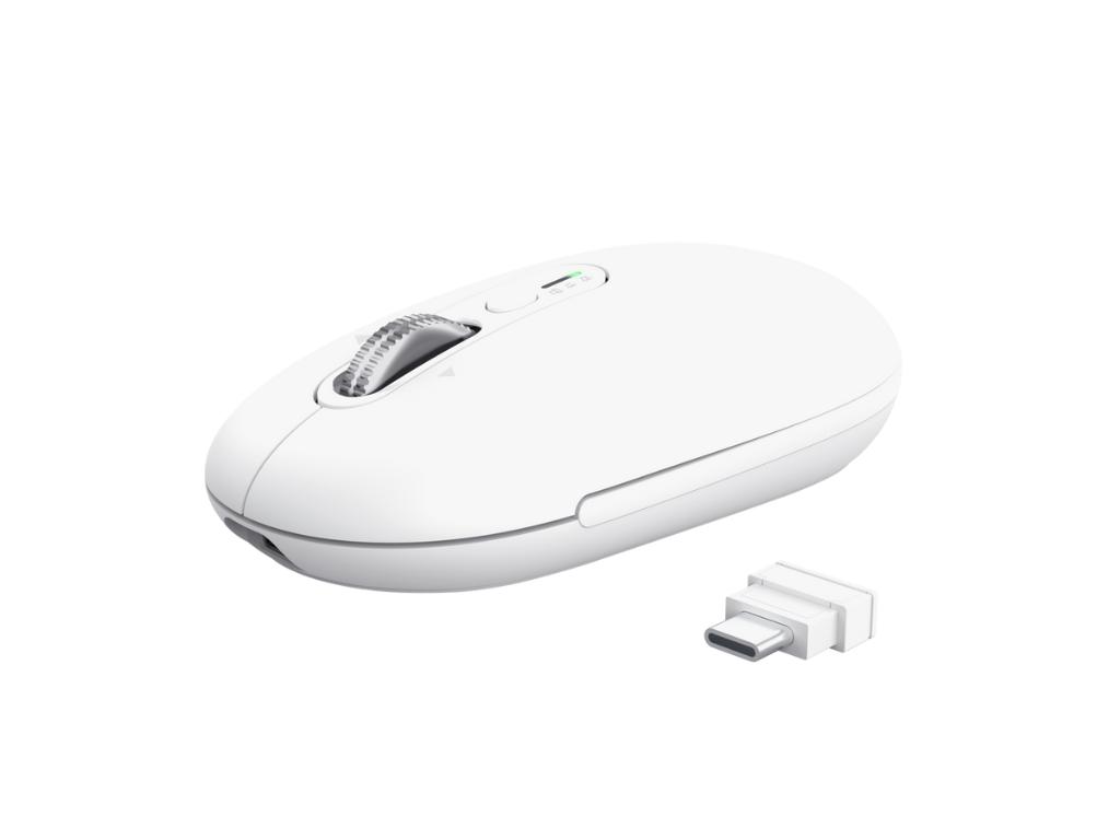 Trust Seron Slim Multi-Wireless HyperScroll miš beli 26019