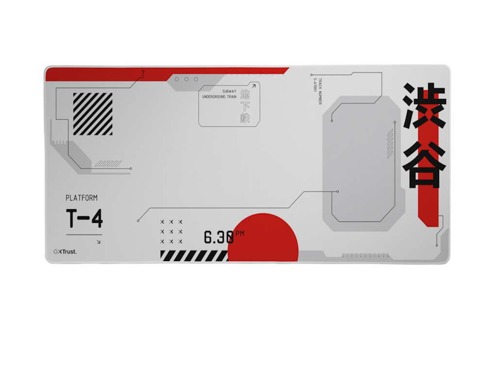 Trust GXT 759 XXL Japan White podloga za miš 90 × 40 cm