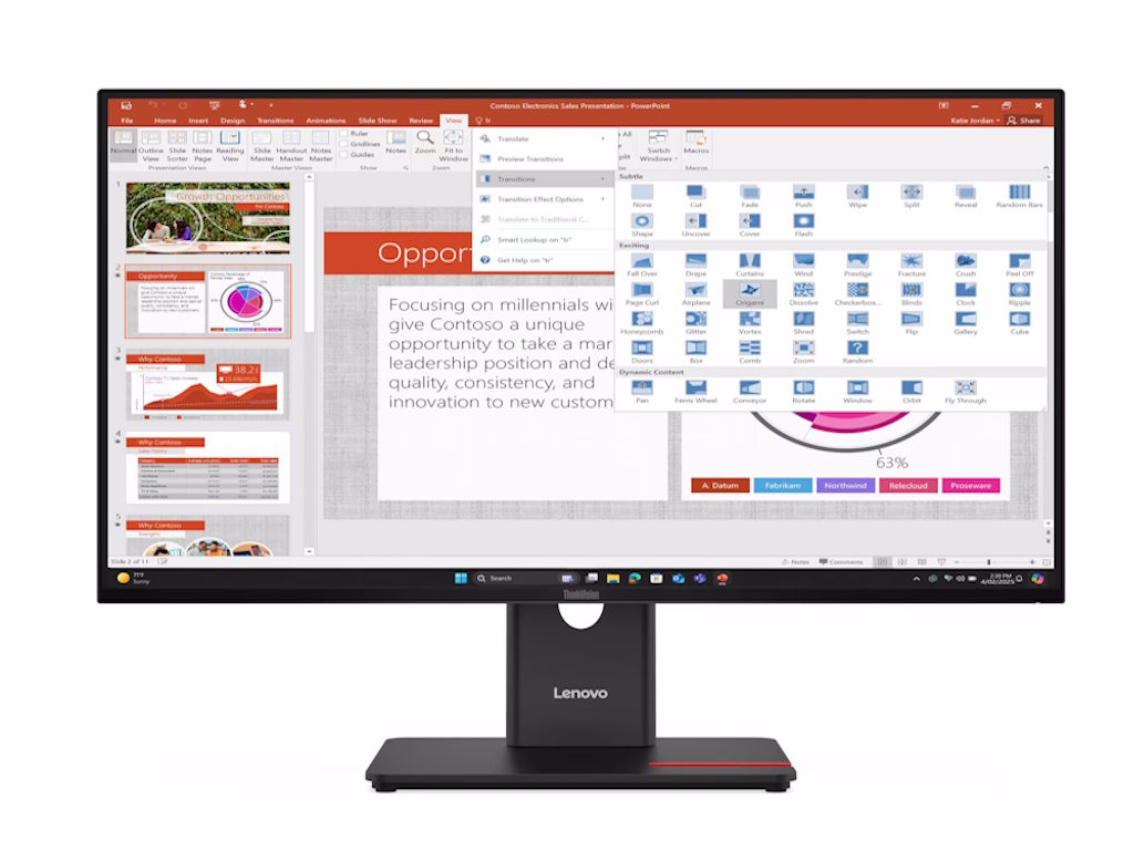 Lenovo ThinkVision T27-40 27″ FHD IPS monitor