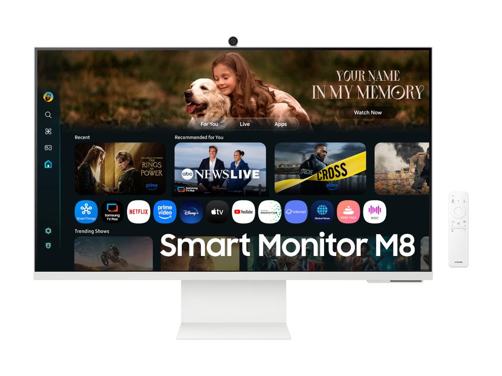 Samsung Smart Monitor M8 M80F 32 inča 4K, beli