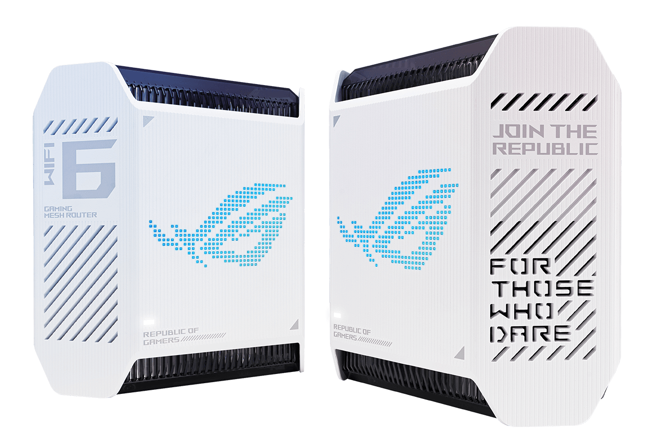 ASUS ROG Rapture GT6 beli tripojasni Wi-Fi 6 ruter AX10000, 1 komad