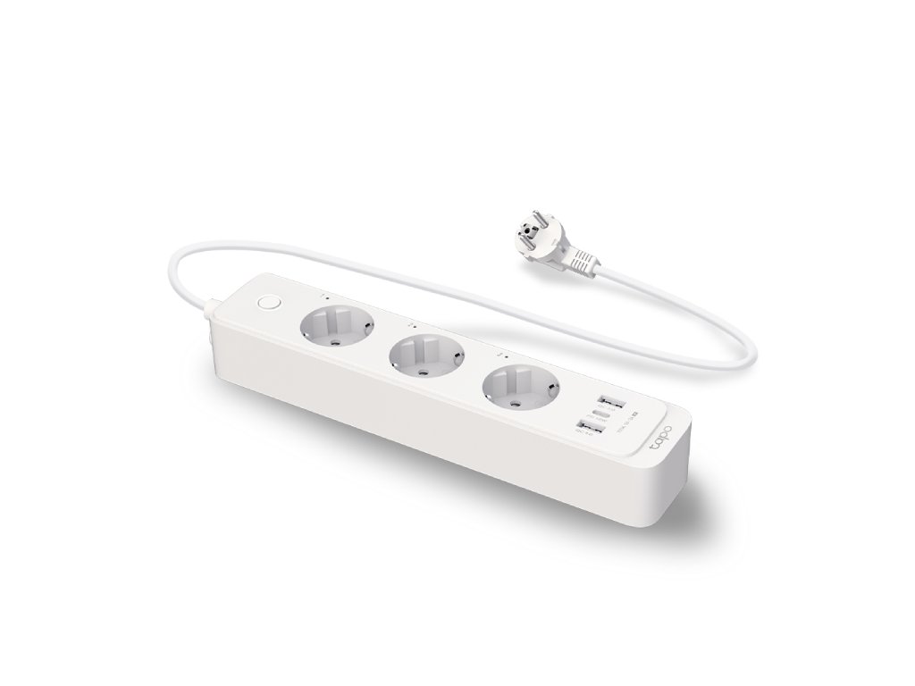 TP-Link Tapo P300 pametna Wi-Fi produžna letva, 3 utičnice, 2 USB-A i USB-C
