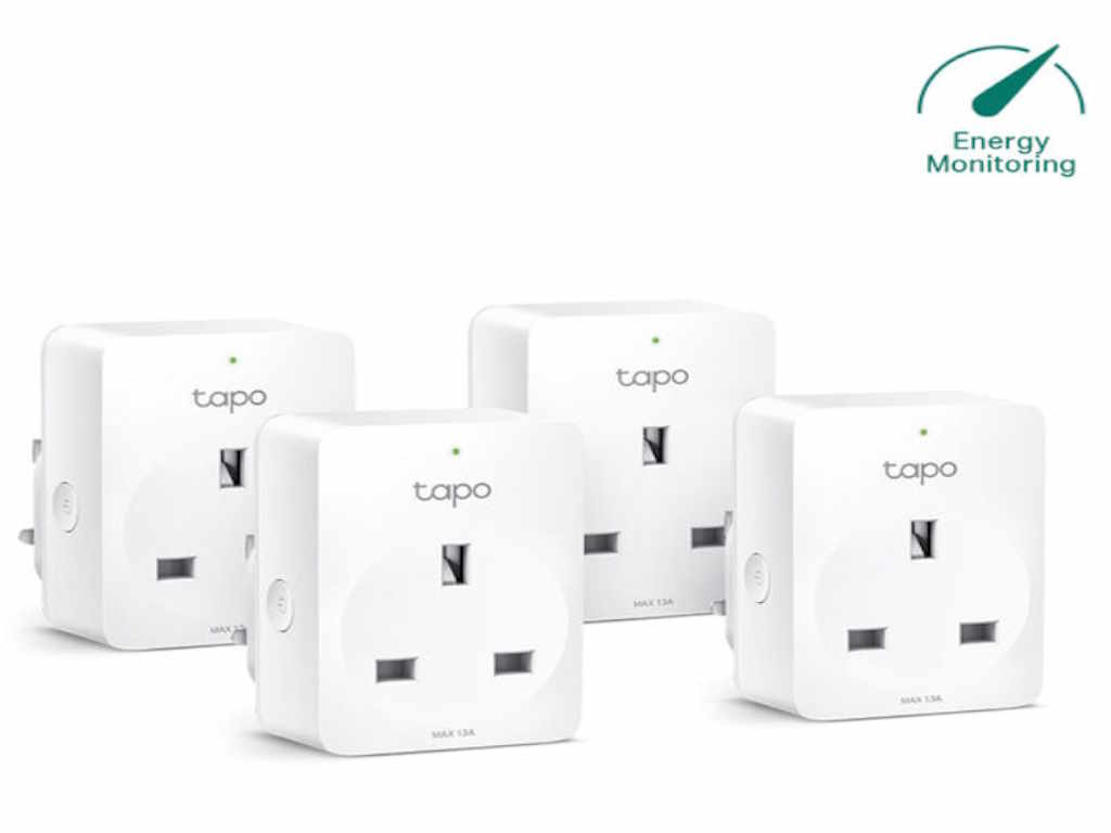 TP-Link Tapo P110 pametne Wi-Fi utičnice, set od 4 komada