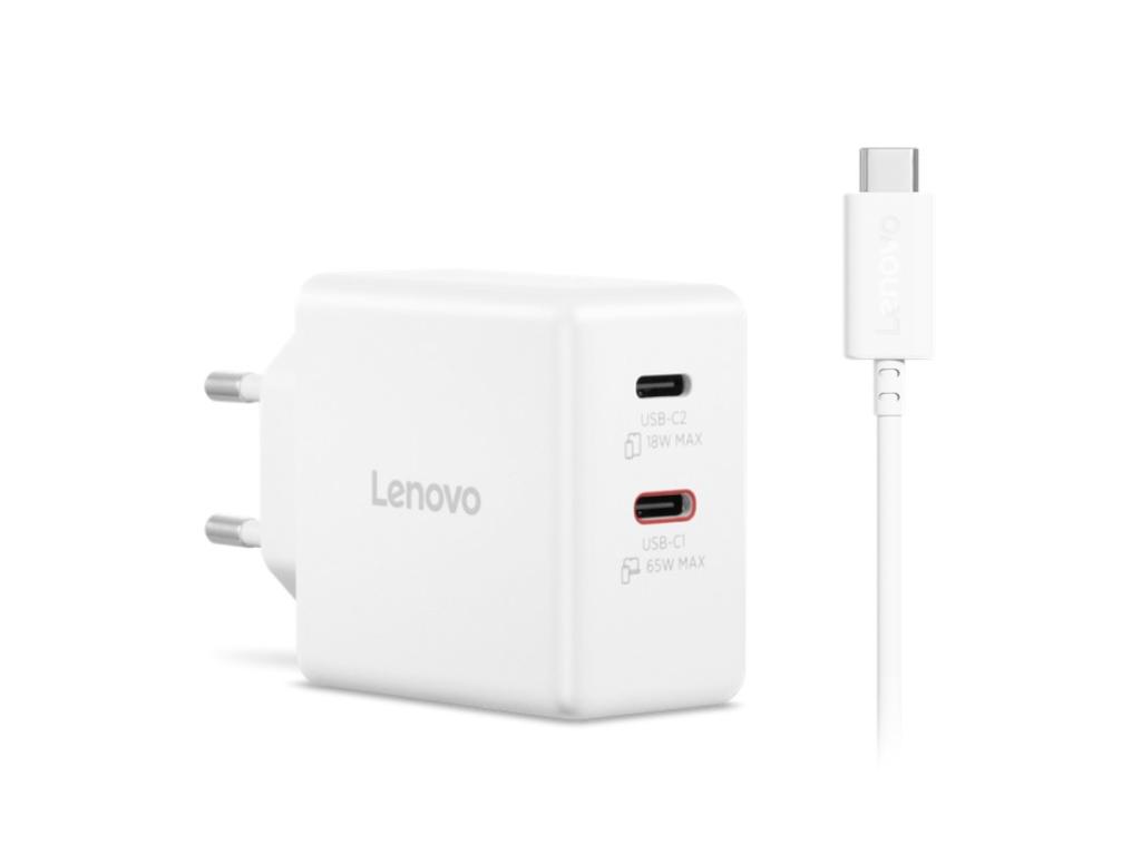 Lenovo Dual USB-C 65W GaN punjač sa kablom G0A6065WEU