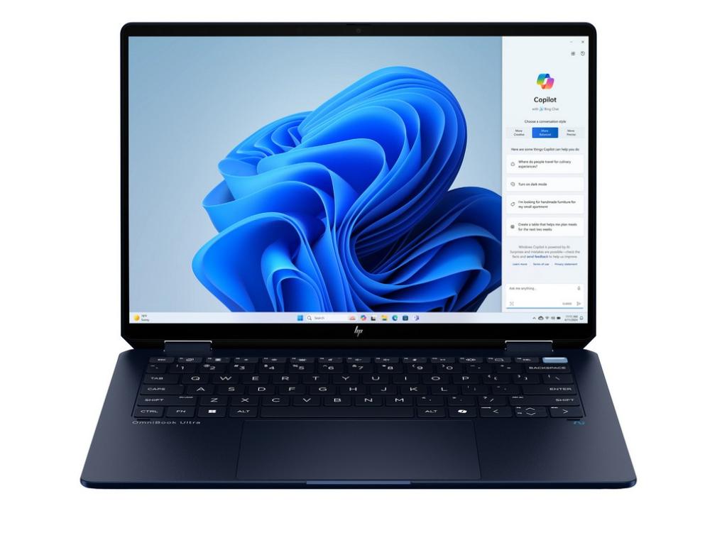 HP OmniBook Ultra Flip 14-fh0010nm 2-u-1 laptop, 16 GB/512 GB SSD