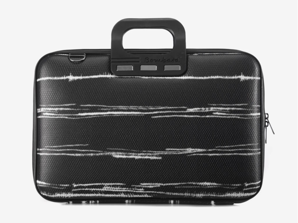 BOMBATA Black&White torba za laptop 15,6–16 inča, crna/bela