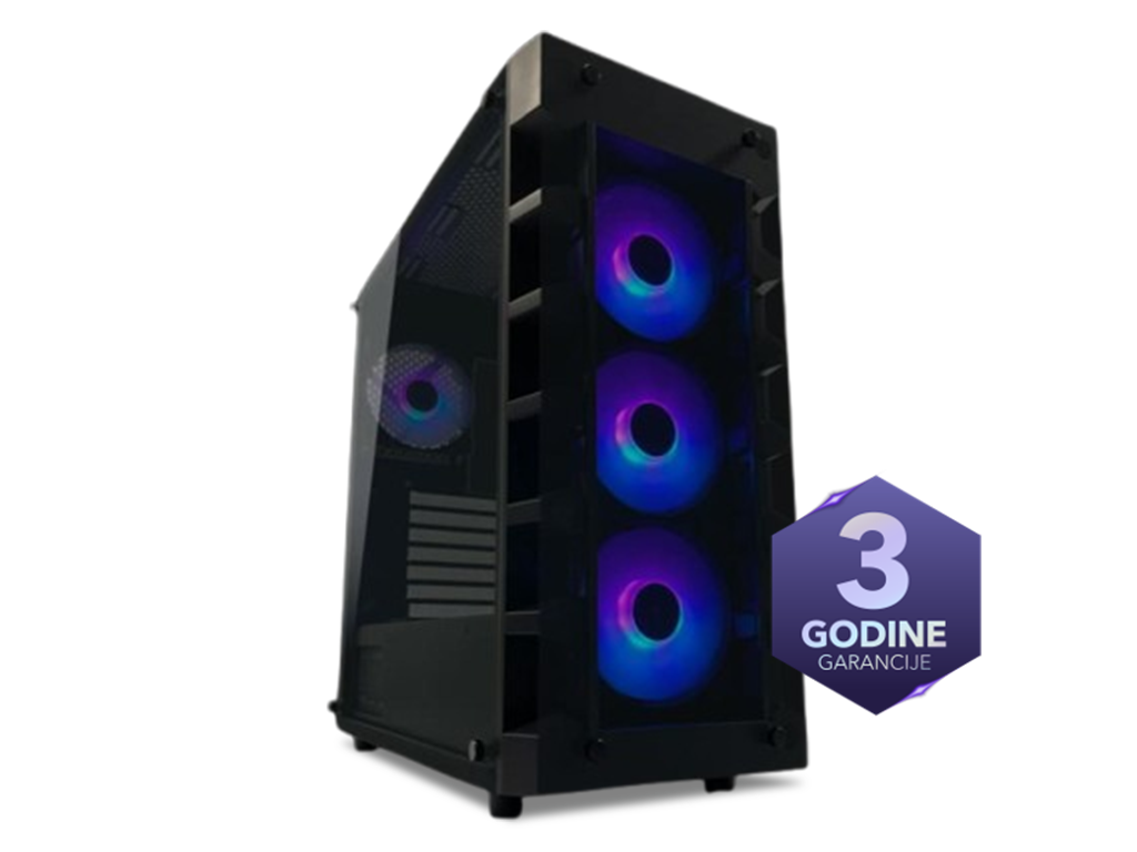CTPC Advance gejming računar, Ryzen 5 7600X, RTX 5060 Ti, 16 GB DDR5, 1 TB SSD
