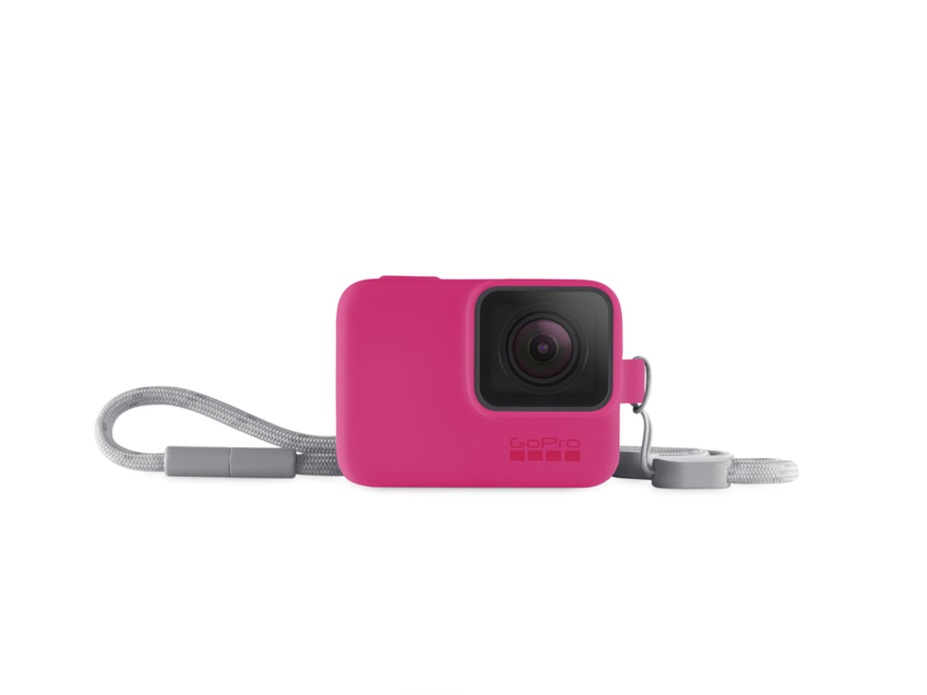 GoPro ACSST-011 električno roze silikonska futrola sa vezicom za HERO5/6/7