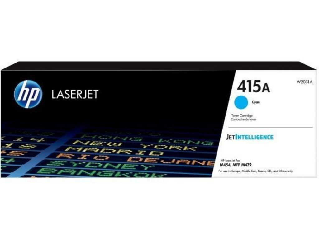 HP 415A W2031A cijan toner za LaserJet, 2.100 strana
