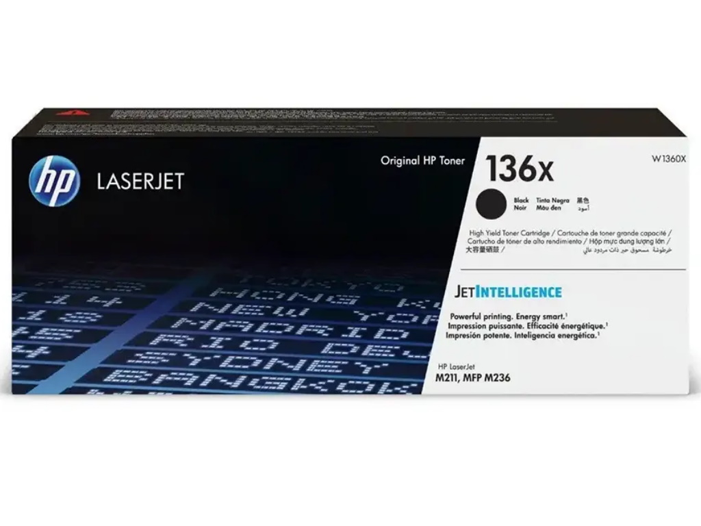 HP 136X W1360X crni toner visokog kapaciteta, oko 2.600 strana