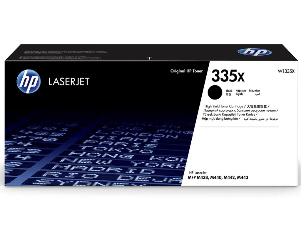 HP 335X W1335X crni toner visokog kapaciteta, 13.700 strana