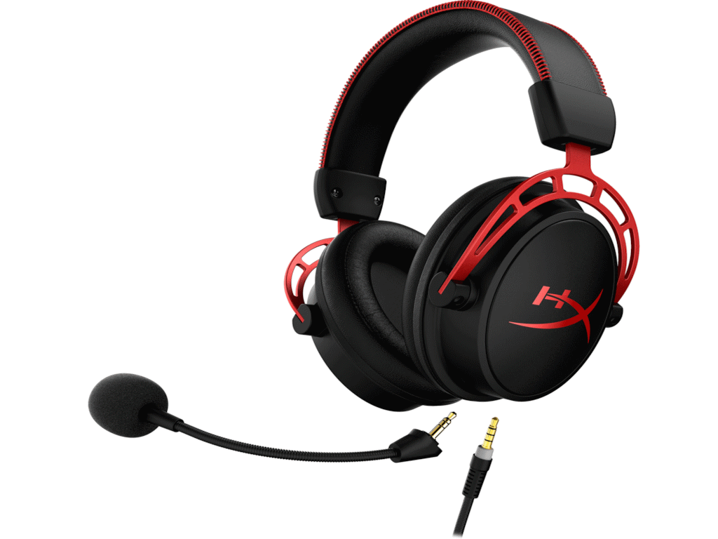 HyperX Cloud Alpha crveno-crne gejming slušalice sa mikrofonom