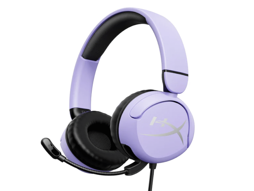 HyperX Cloud Mini žičane gejming slušalice, lavanda, 3,5 mm