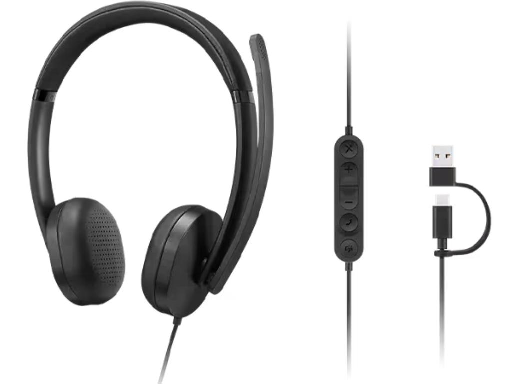 Žične VoIP slušalice Lenovo Wired VoIP Headset 5000, Teams