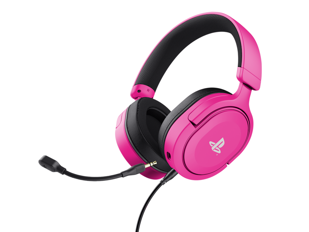 Trust GXT 498P Forta gejmerske slušalice za PS5, roze