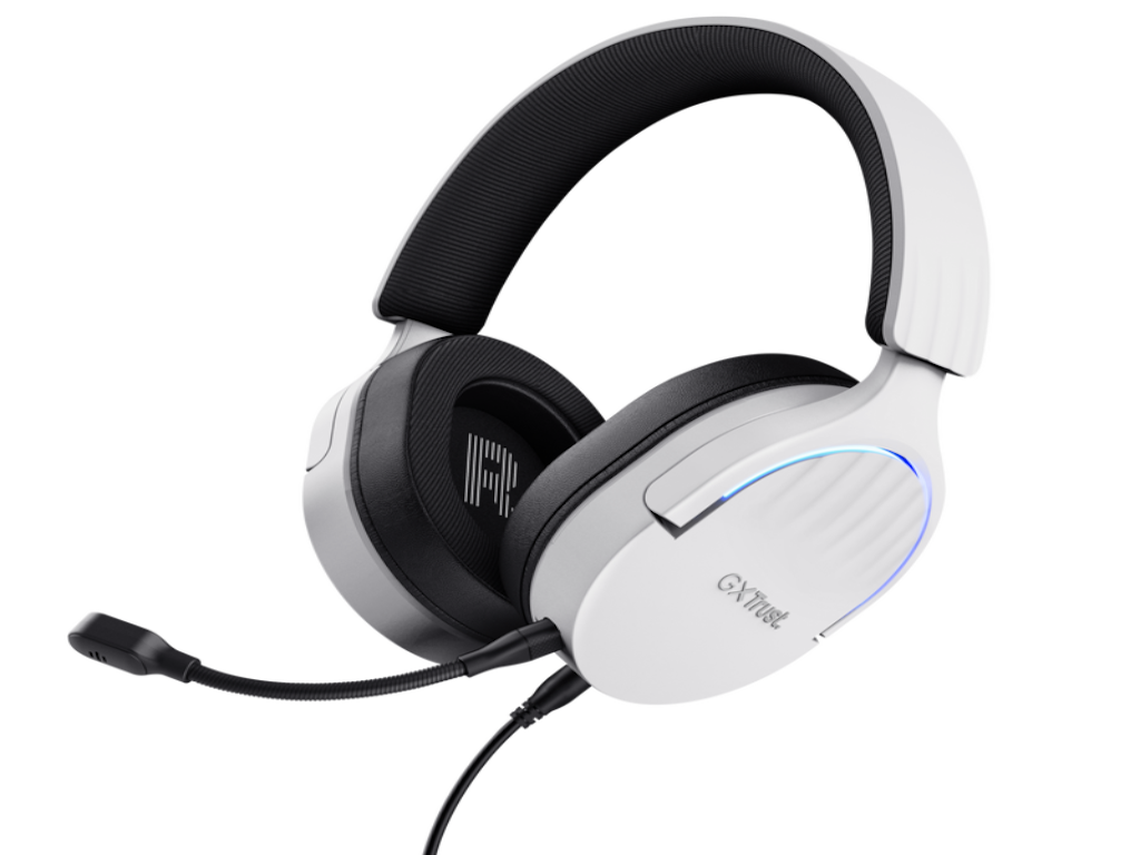 Trust GXT 490W Fayzo bele USB 7.1 gaming slušalice