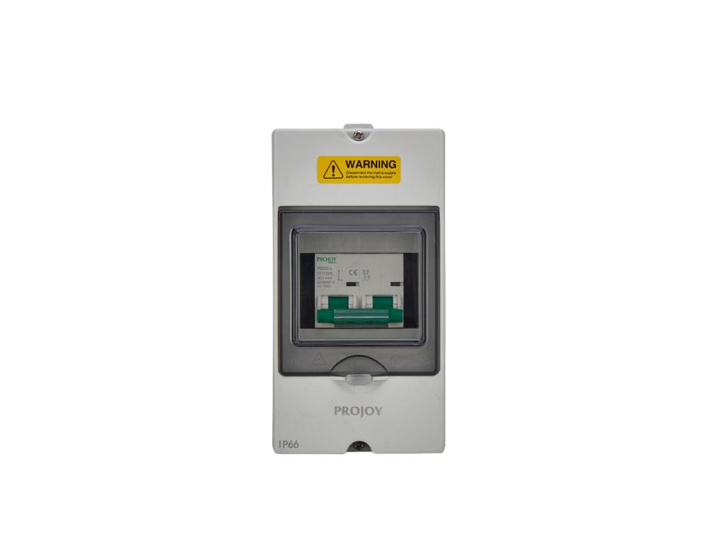 Projoy PEBS-L-125 DC prekidač 2P 125 A 160 V sa IP66 kućištem