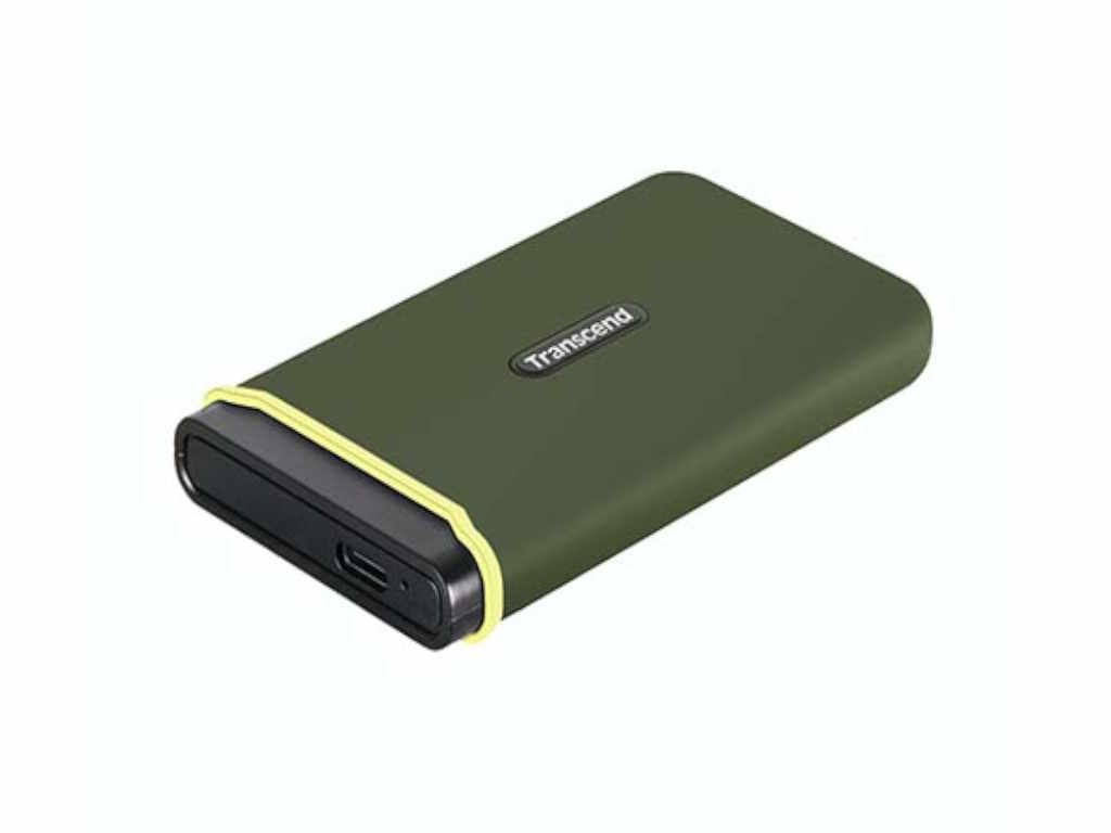 Transcend ESD380C 2TB prenosni SSD USB-C 20 Gbit/s, vojnozelena