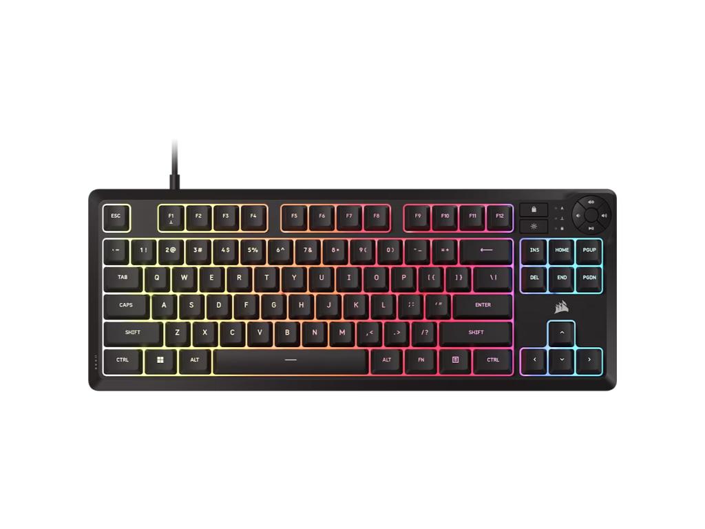 Corsair K55 CORE TKL RGB žična gejming tastatura, US raspored