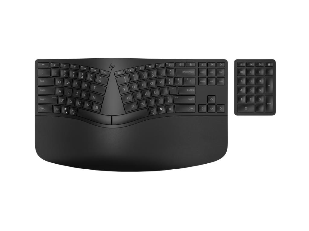 HP 960 Ergo bežična ergonomska tastatura sa numeričkim blokom, SRB, crna