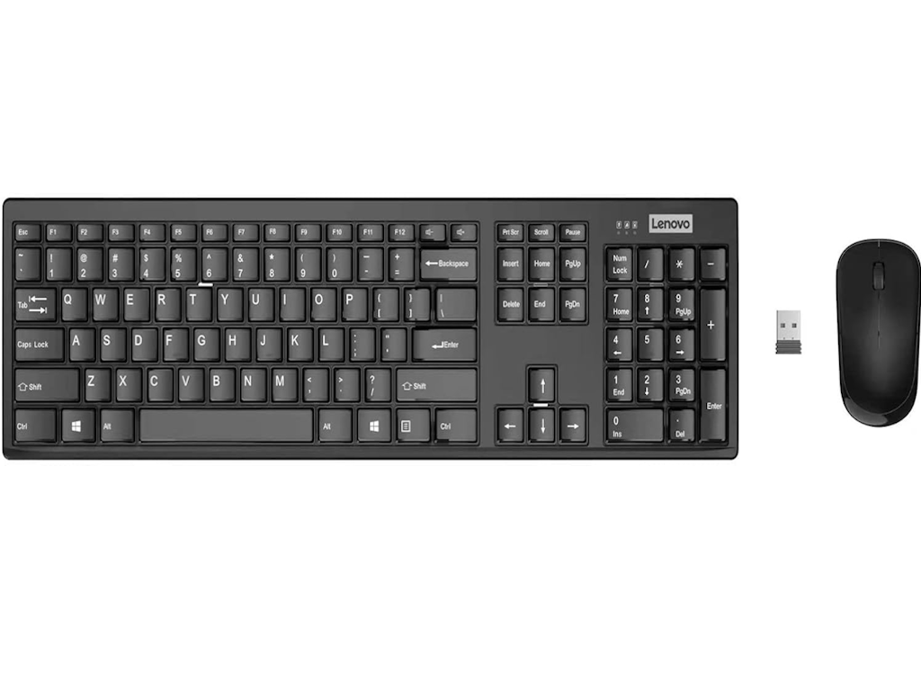 Lenovo 100 Wireless Combo bežični set tastature i miša US Euro