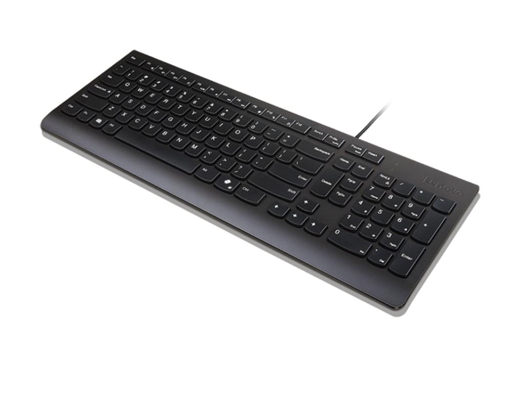 Lenovo Essential žična USB tastatura, slovenački raspored, crna, 105 tastera