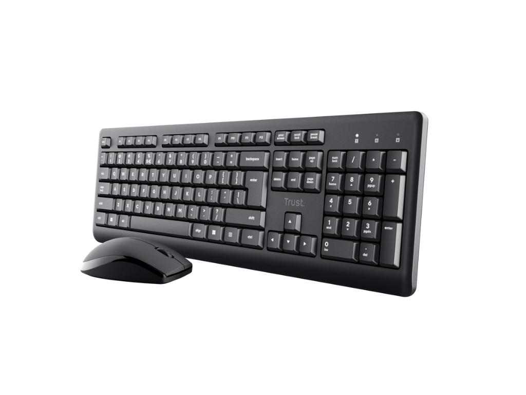 Trust Primo 25347 bežični komplet tastature i miša, US QWERTY