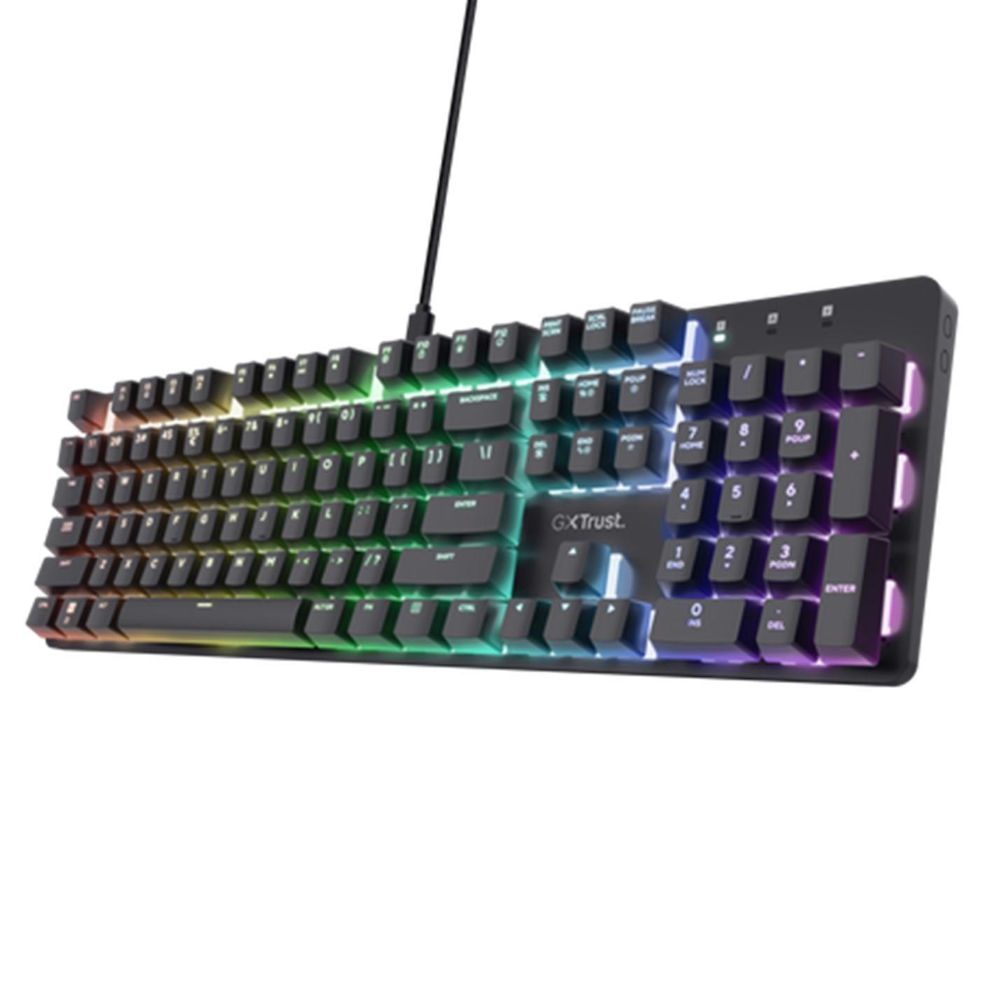 Trust GXT 871 Zora mehanička gaming tastatura US RGB