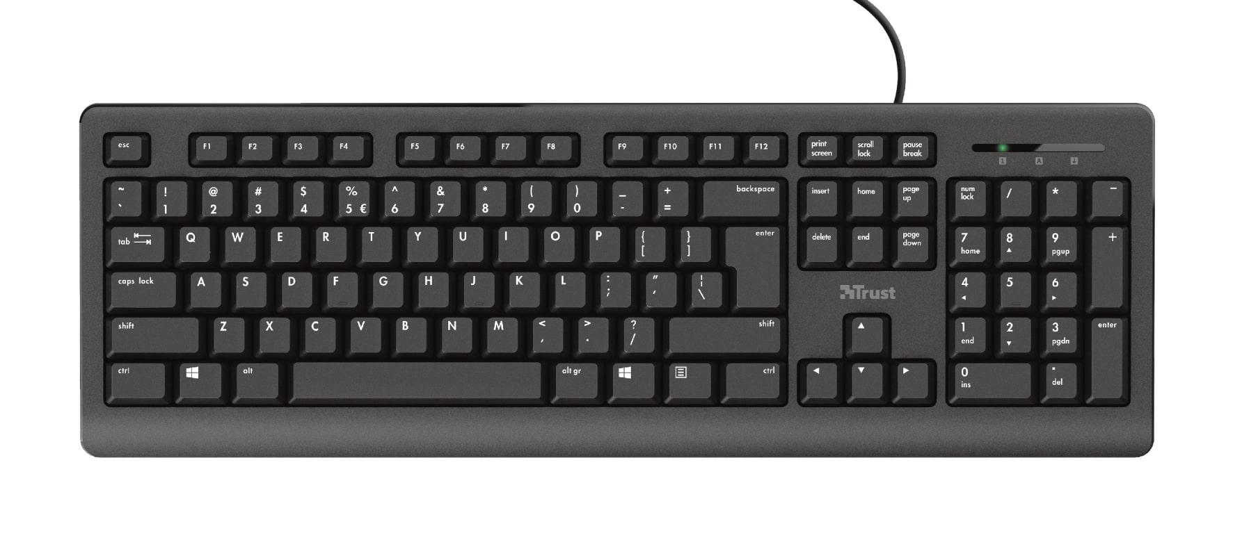 Trust Primo 23880 US puna tastatura, tiha membranska