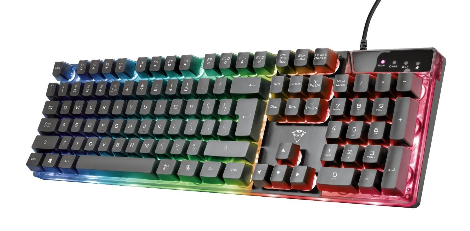 Gejmerska tastatura Trust GXT 835 Azor sa LED osvetljenjem